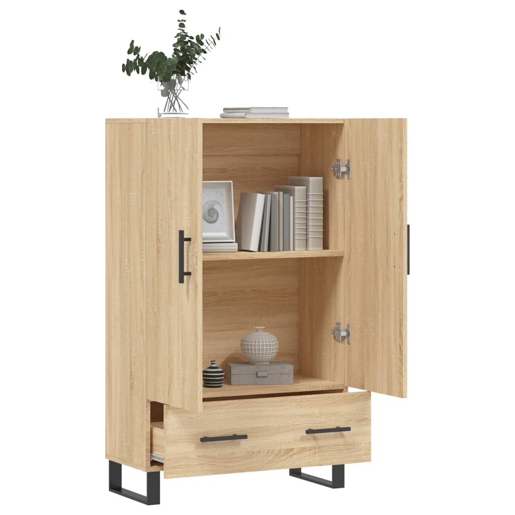 Highboard Sonoma Oak 69.5x31x115 cm Engineered Wood