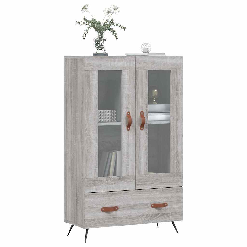 Highboard Grey Sonoma 69.5x31x115 cm Engineered Wood