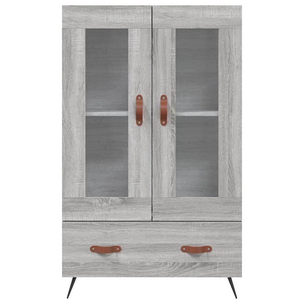 Highboard Grey Sonoma 69.5x31x115 cm Engineered Wood