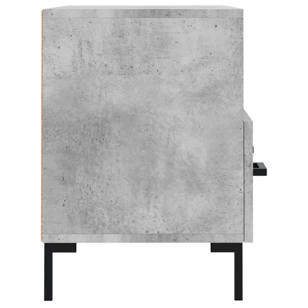 vidaXL TV Cabinet Concrete Grey 80x36x50 cm Engineered Wood