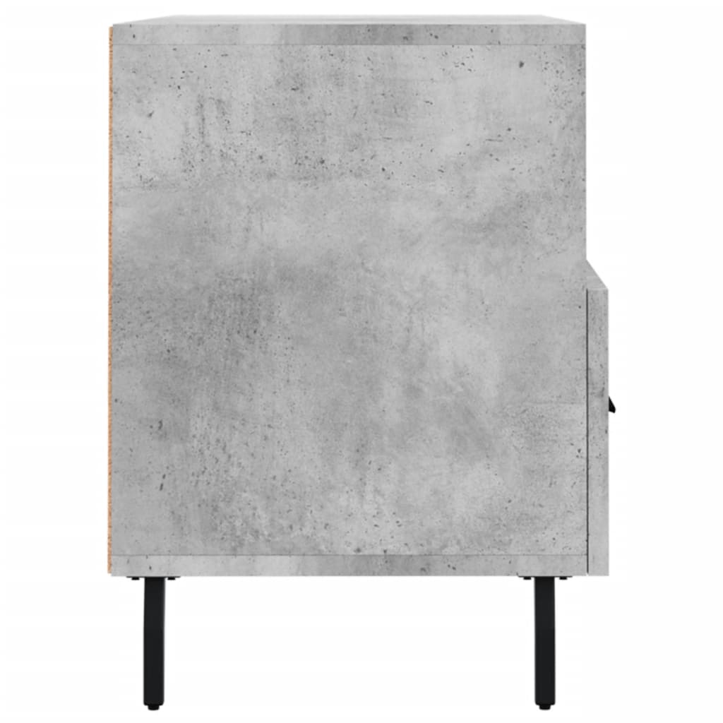 vidaXL TV Cabinet Concrete Grey 80x36x50 cm Engineered Wood