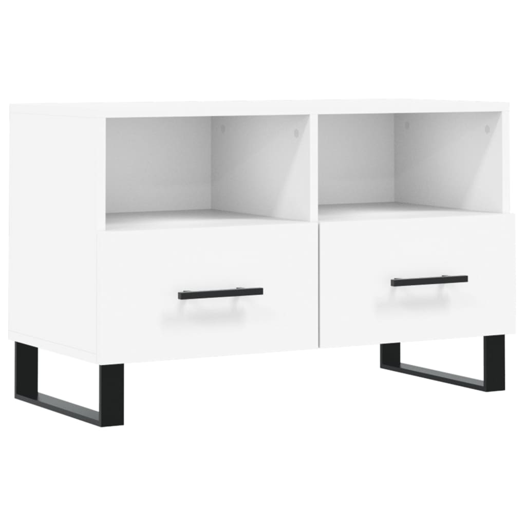 vidaXL TV Cabinet White 80x36x50 cm Engineered Wood