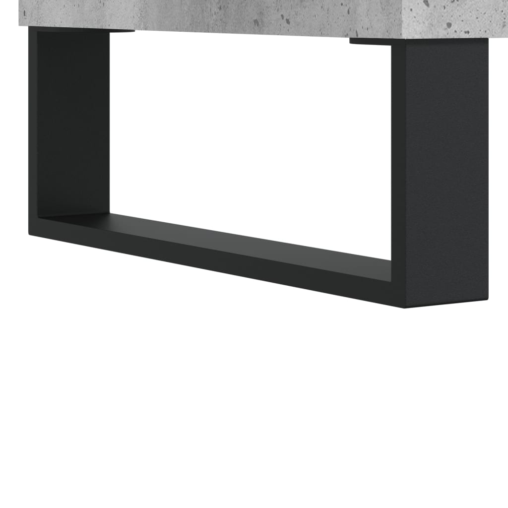 vidaXL TV Cabinet Concrete Grey 80x36x50 cm Engineered Wood