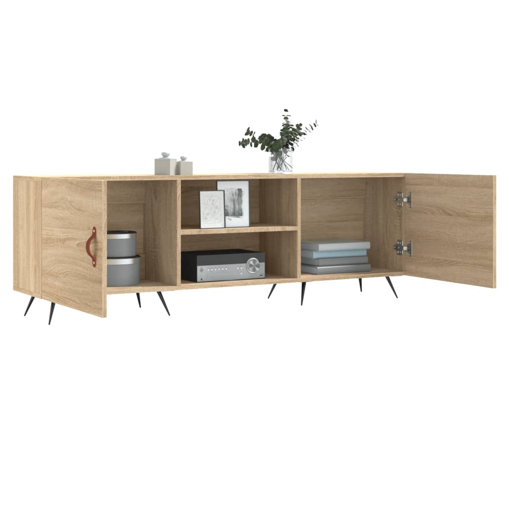 TV Cabinet Sonoma Oak 150x30x50 cm Engineered Wood