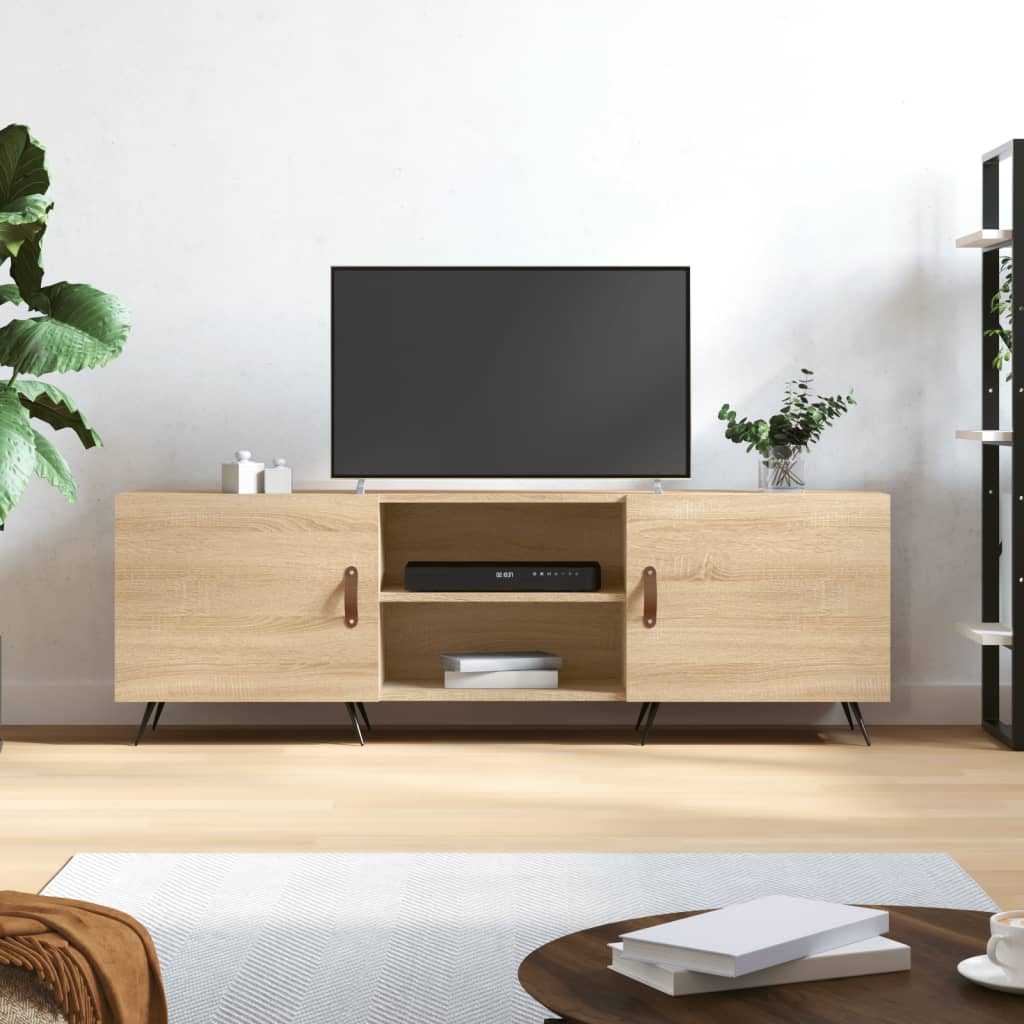 TV Cabinet Sonoma Oak 150x30x50 cm Engineered Wood