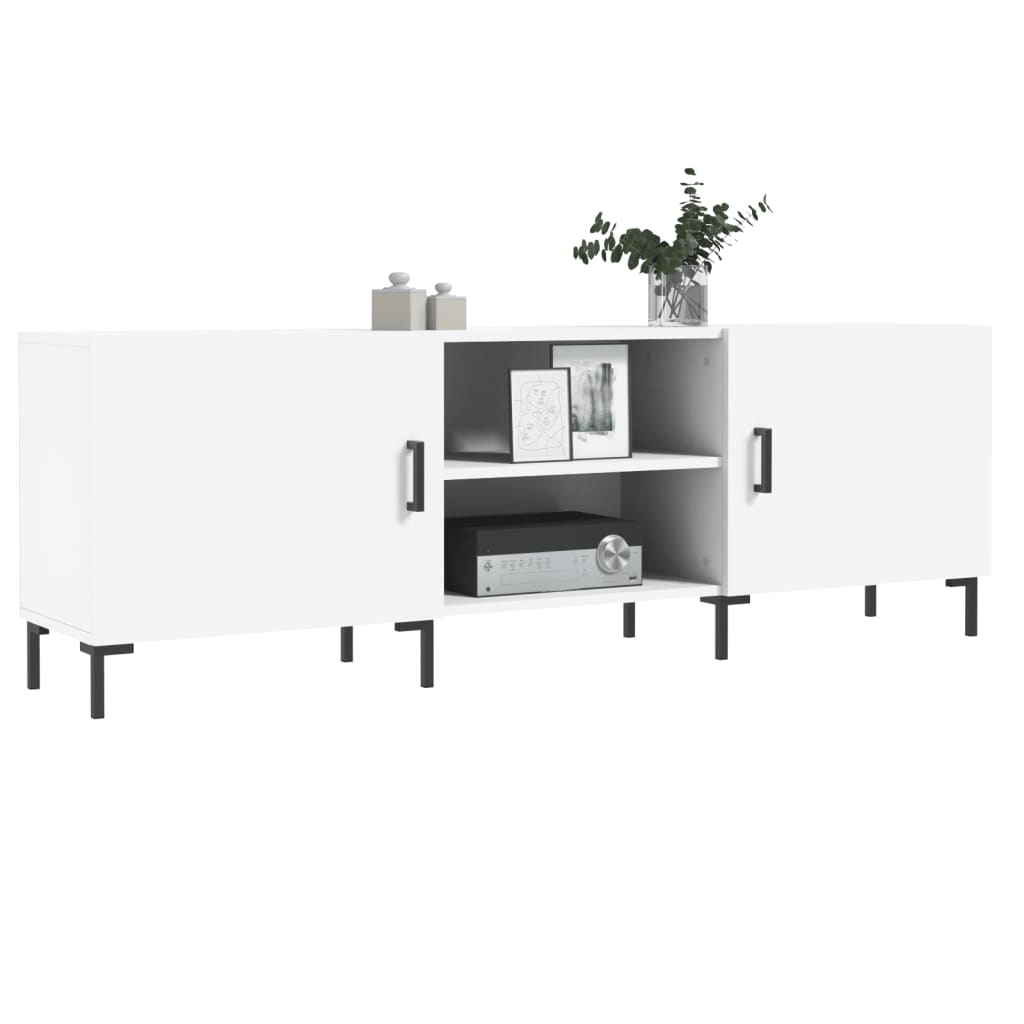 TV Cabinet White 150x30x50 cm Engineered Wood