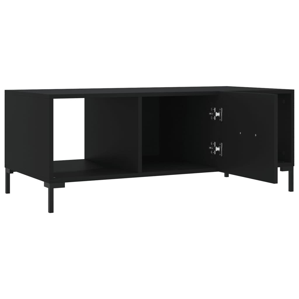 Coffee Table Black 102x50x40 cm Engineered Wood