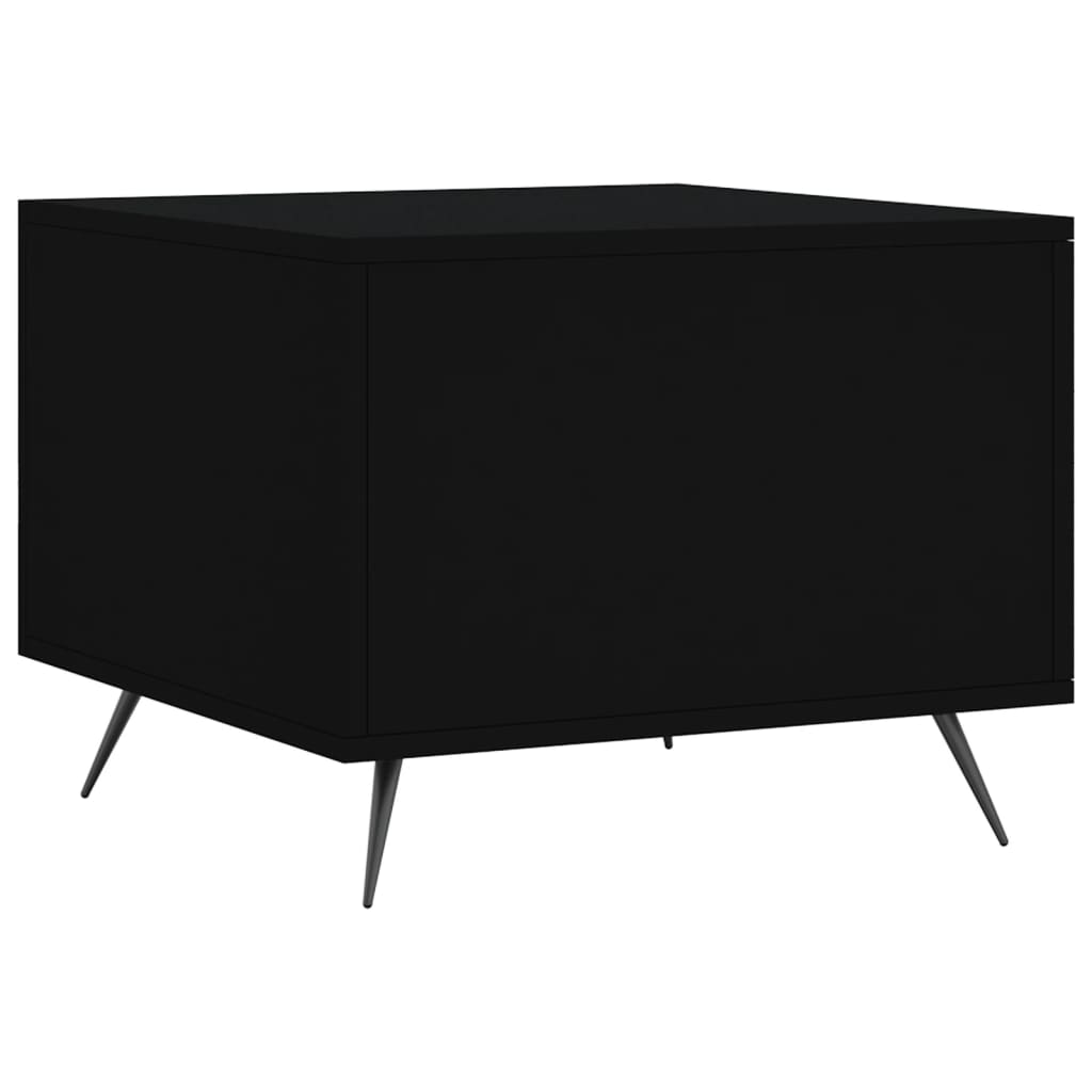 Coffee Tables 2 pcs Black 50x50x40 cm Engineered Wood