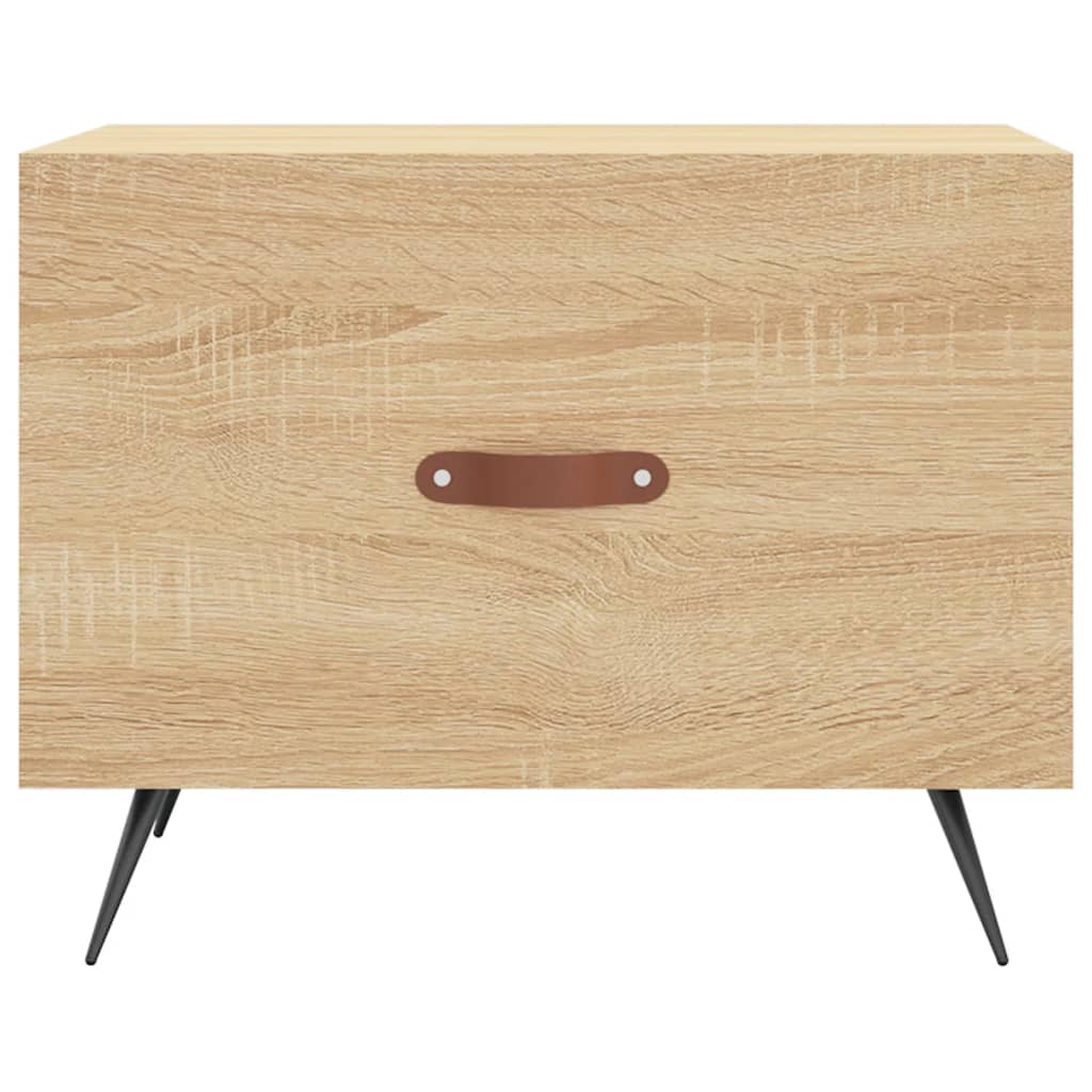 Coffee Tables 2 pcs Sonoma Oak 50x50x40 cm Engineered Wood