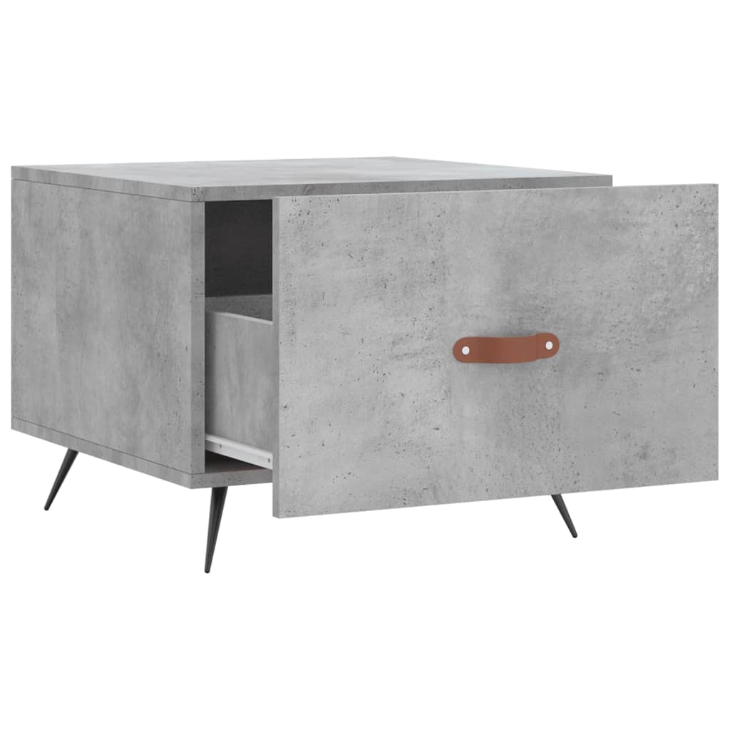 Coffee Tables 2 pcs Concrete Grey 50x50x40 cm Engineered Wood