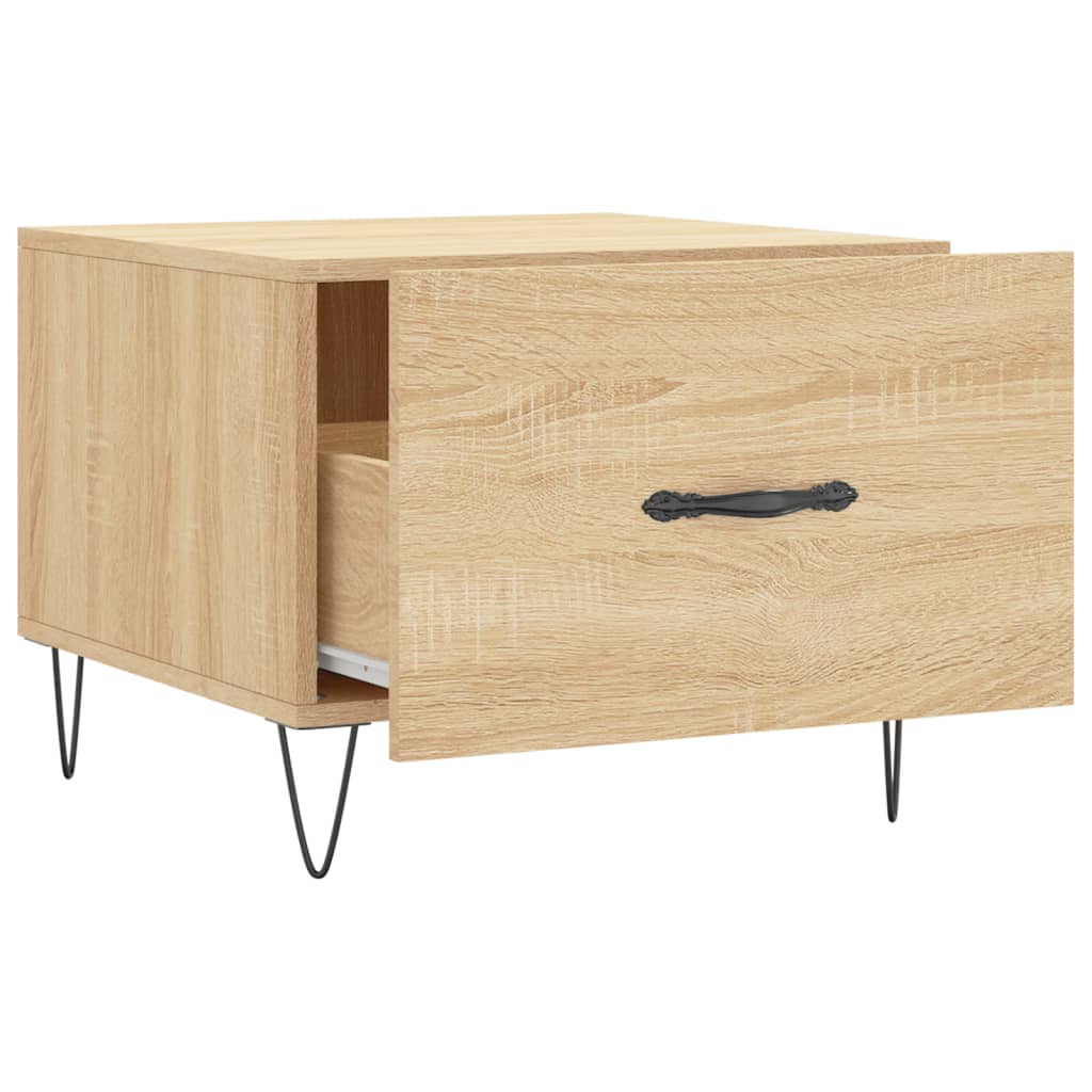 Coffee Tables 2 pcs Sonoma Oak 50x50x40 cm Engineered Wood