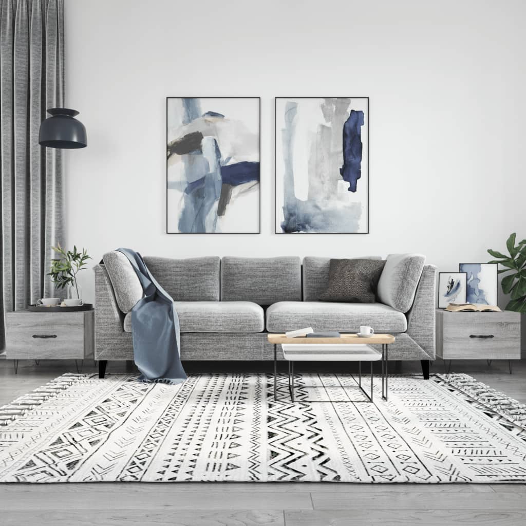 Coffee Tables 2 pcs Grey Sonoma 50x50x40 cm Engineered Wood