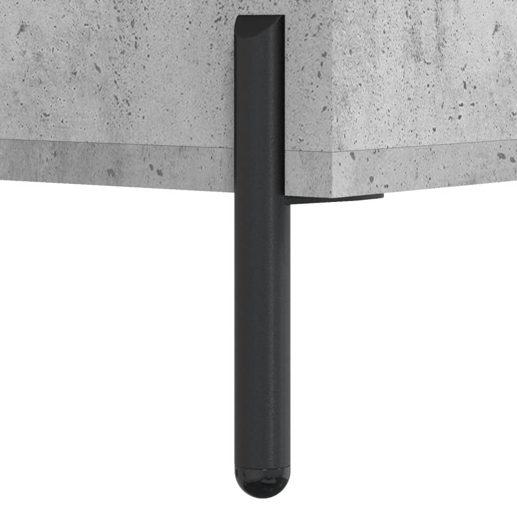 Coffee Table Concrete Grey 50x50x40 cm Engineered Wood