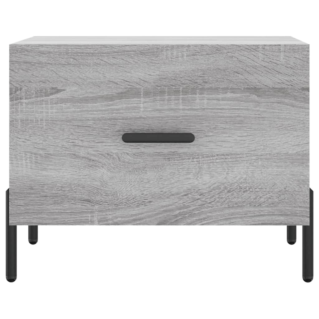 Coffee Tables 2 pcs Grey Sonoma 50x50x40 cm Engineered Wood
