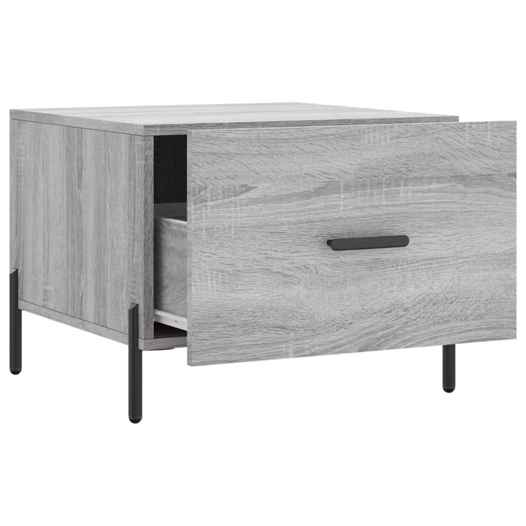 Coffee Tables 2 pcs Grey Sonoma 50x50x40 cm Engineered Wood