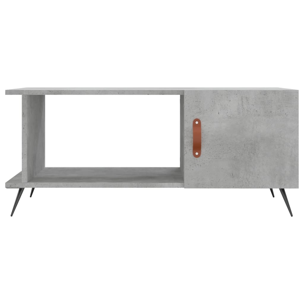 Coffee Table Concrete Grey 90x50x40 cm Engineered Wood
