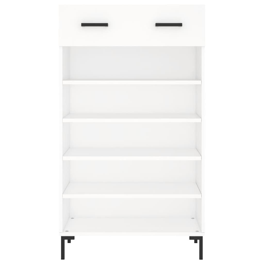 vidaXL Shoe Cabinet White 60x35x105 cm Engineered Wood