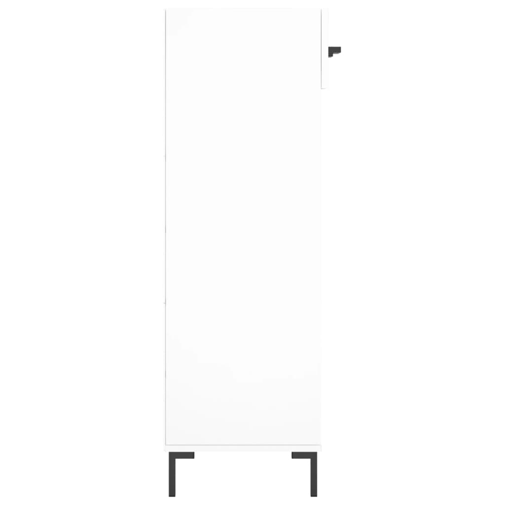 vidaXL Shoe Cabinet White 60x35x105 cm Engineered Wood