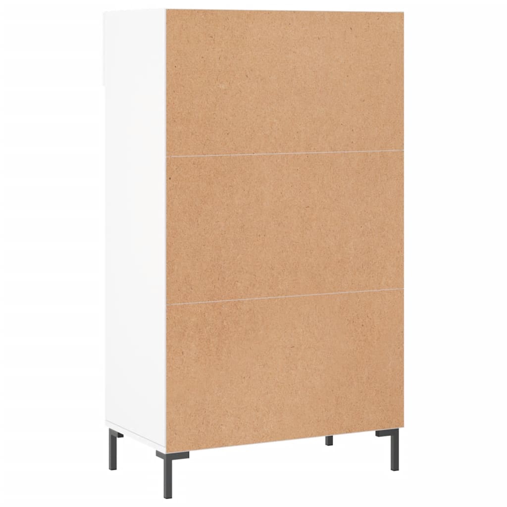 vidaXL Shoe Cabinet White 60x35x105 cm Engineered Wood