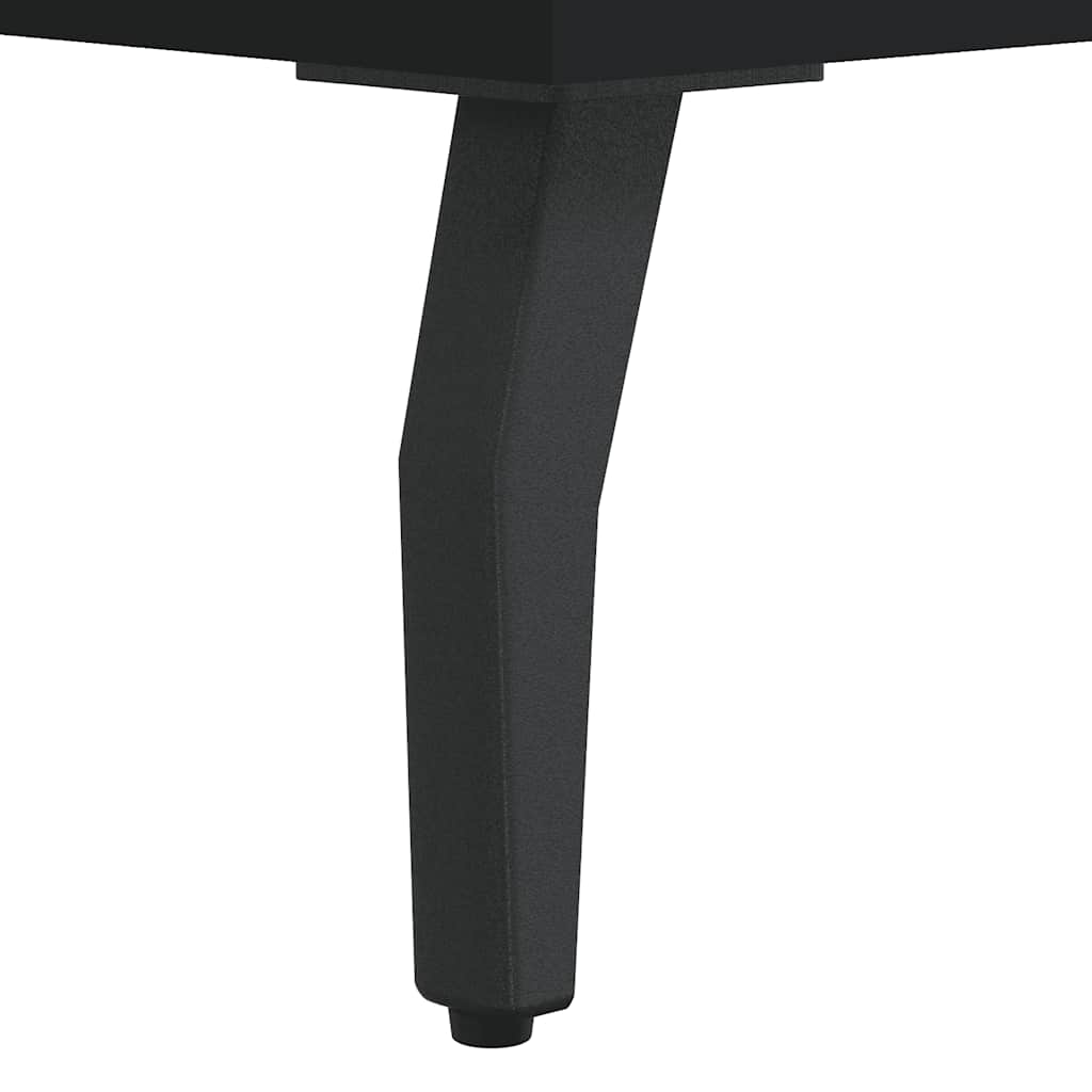 Shoe Cabinet | Black | Engineered wood, iron, aluminium | 60x35x105 cm