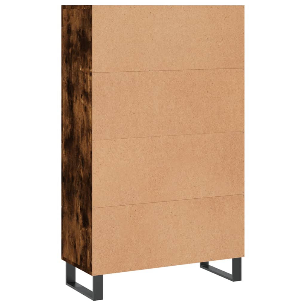 Highboard Smoked Oak 69,5x31x115 cm Engineered Wood