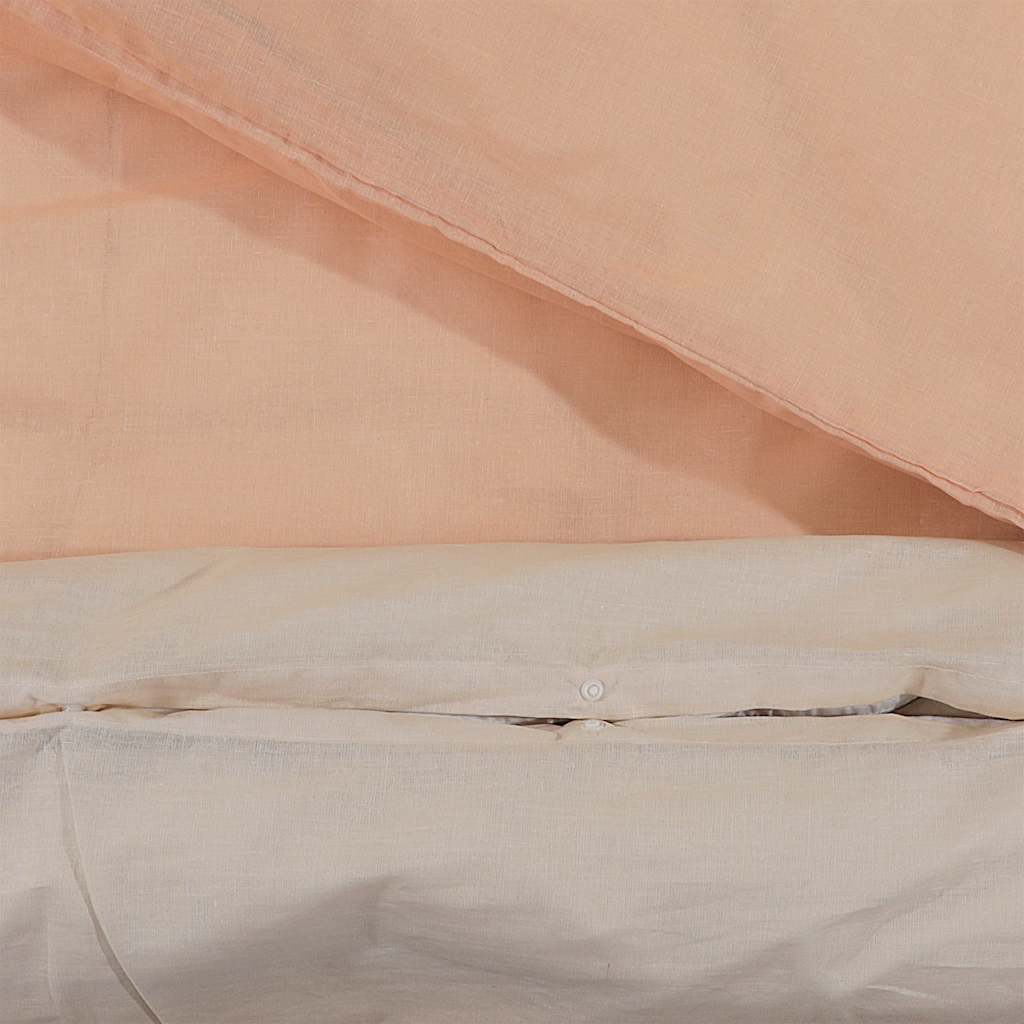 Duvet Cover Set Pink 200x220 cm Cotton