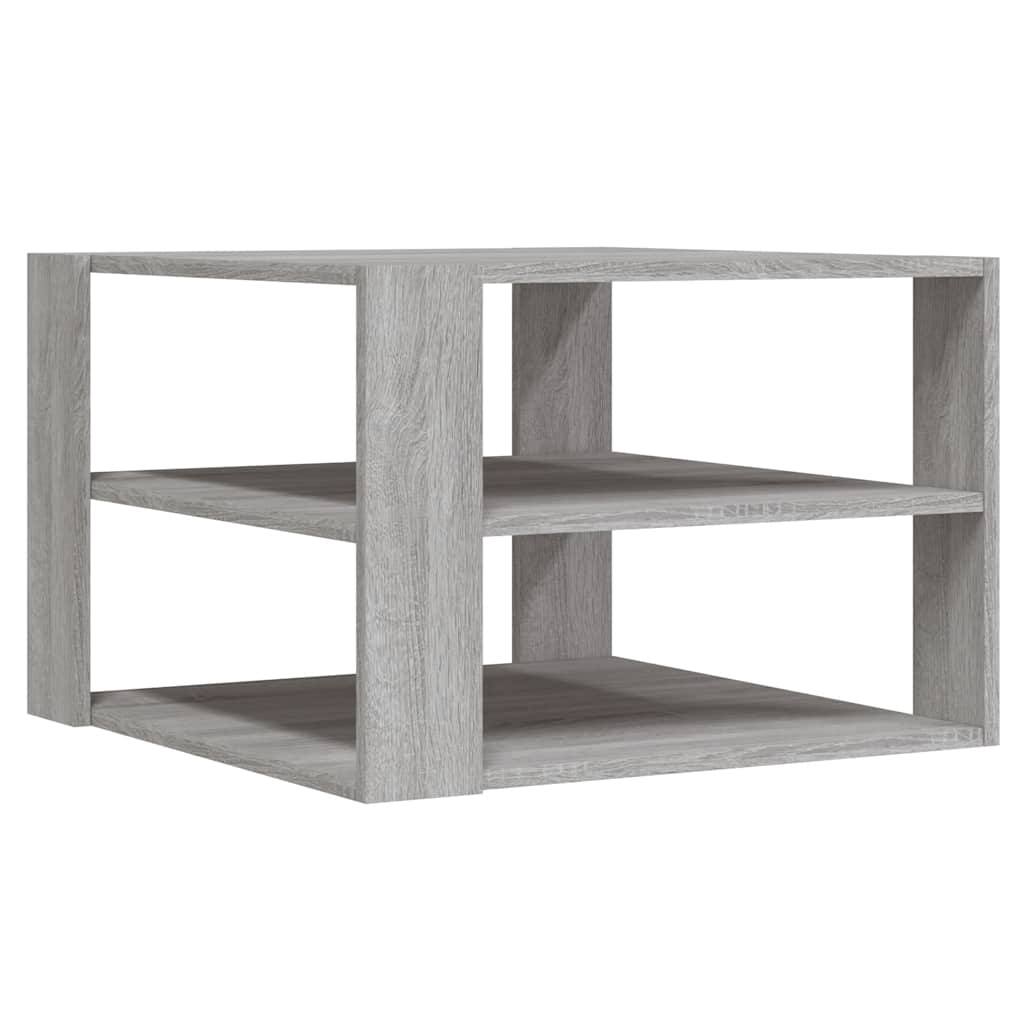 Coffee Table Grey Sonoma 58x58x40 cm Engineered Wood