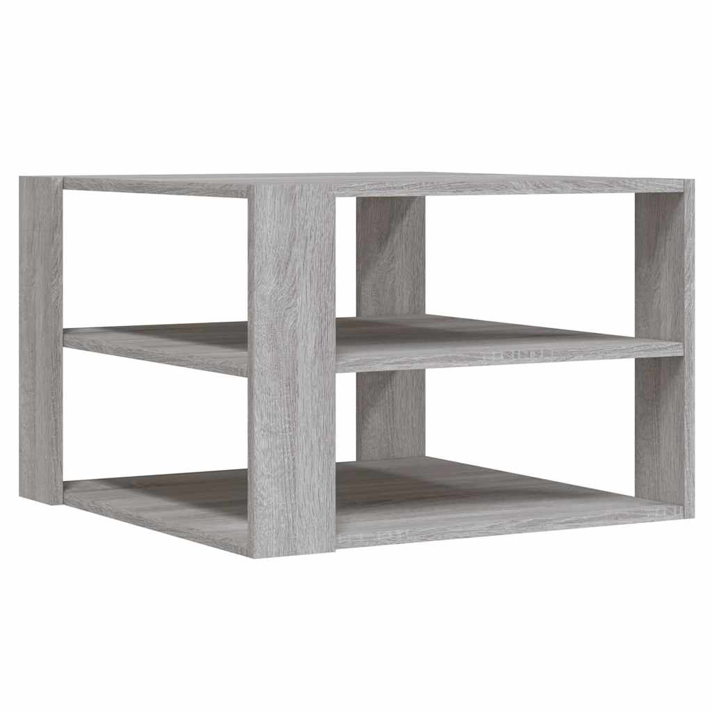 Coffee Table Grey Sonoma 58x58x40 cm Engineered Wood