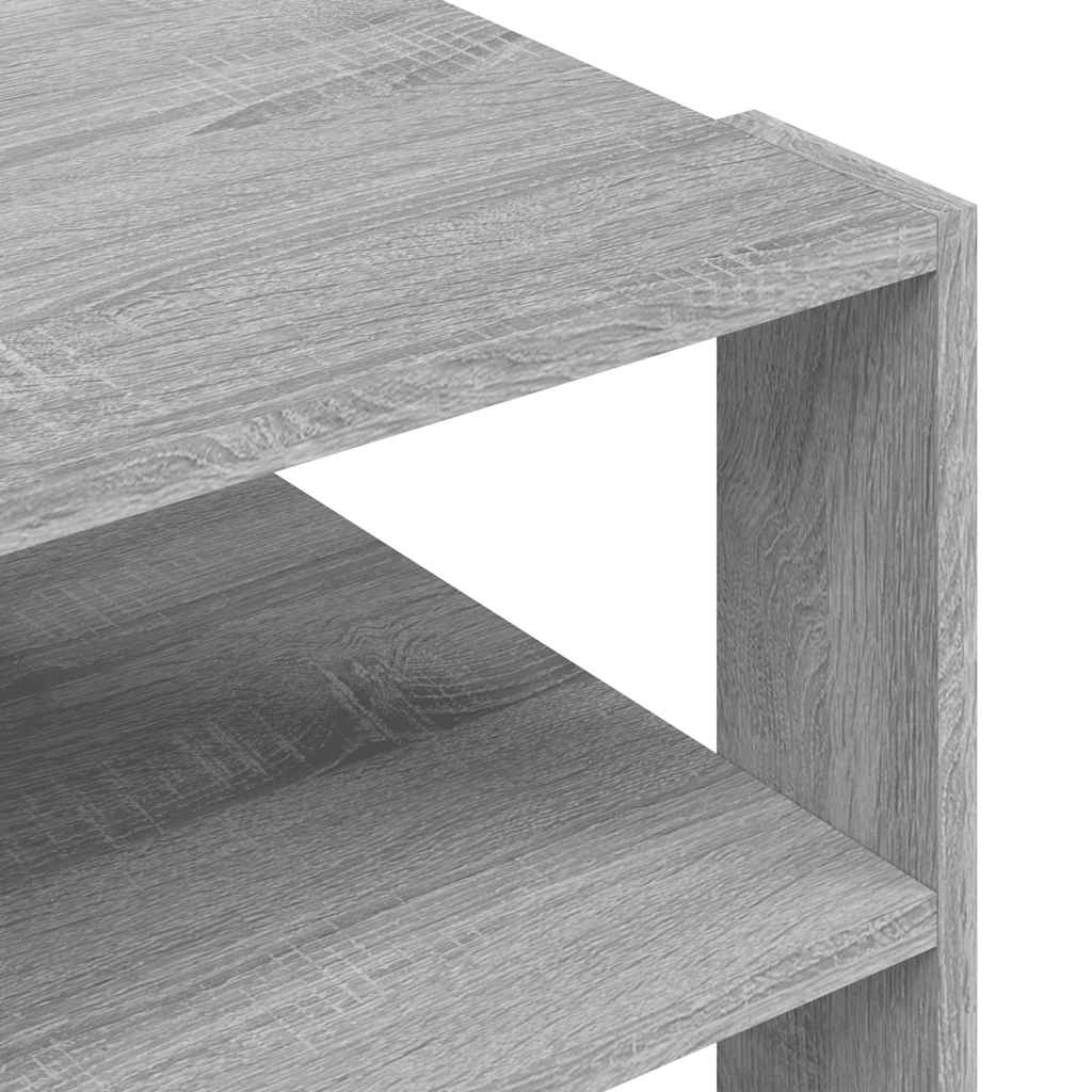 Coffee Table Grey Sonoma 58x58x40 cm Engineered Wood