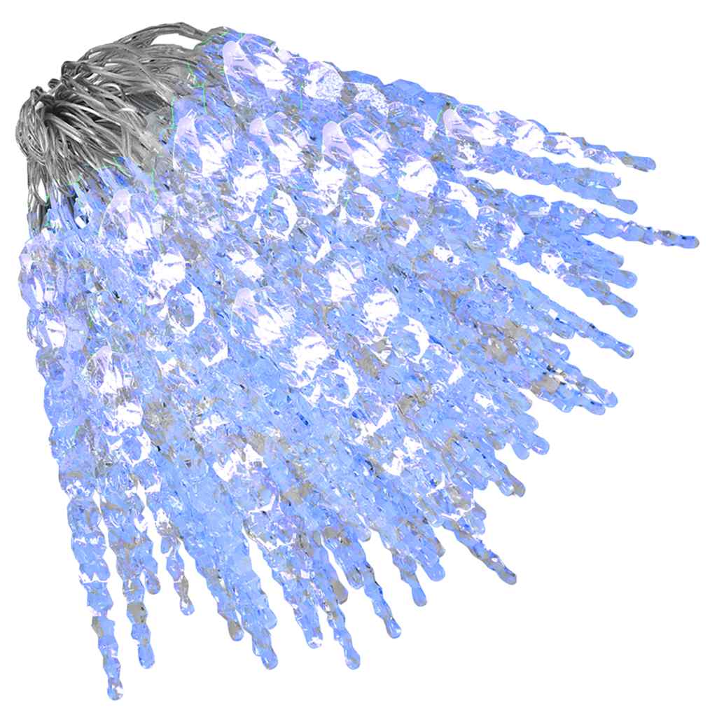 Christmas Icicle Light 200 LEDs Blue 20 m Acrylic PVC