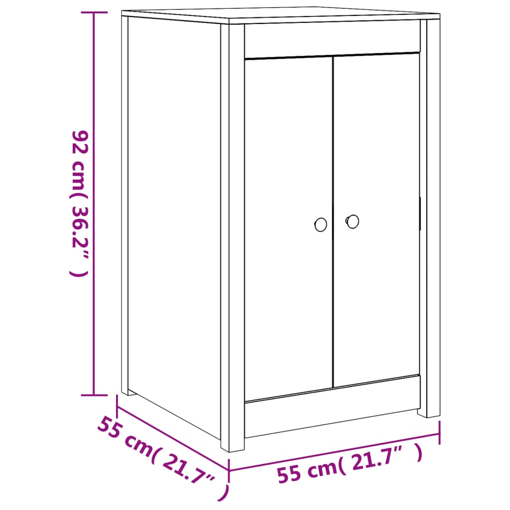 vidaXL Outdoor Kitchen Cabinet Solid Wood Douglas