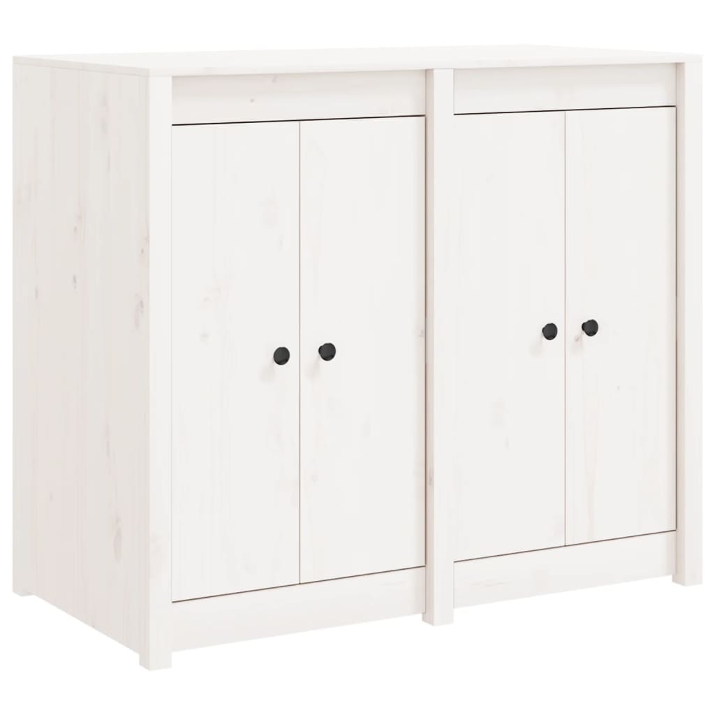 vidaXL Outdoor Kitchen Cabinet White Solid Wood Pine