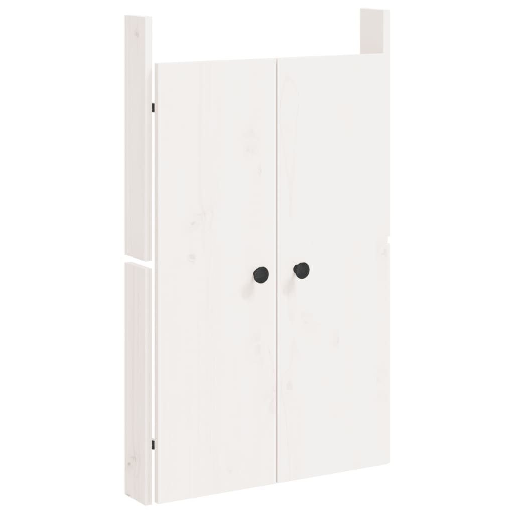 vidaXL Outdoor Kitchen Cabinet White Solid Wood Pine