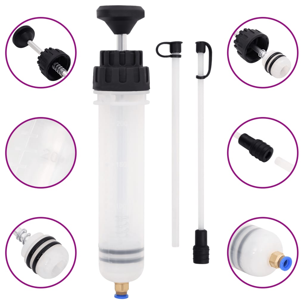 Brake Bleeder White and Black 0,2 L