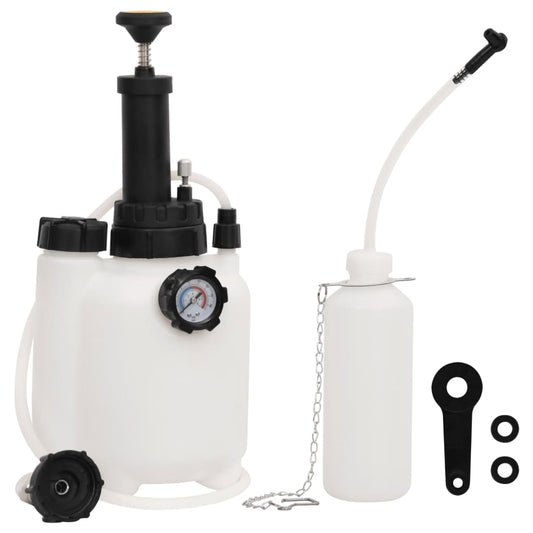 vidaXL Brake Bleeder White and Black 3 L