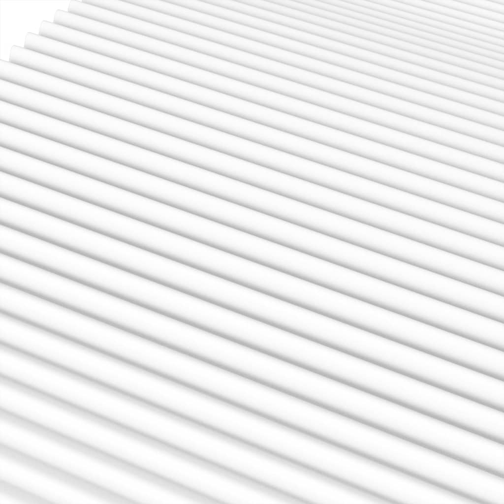 Foam Mattress White 90x190 cm Hardness H2 H3