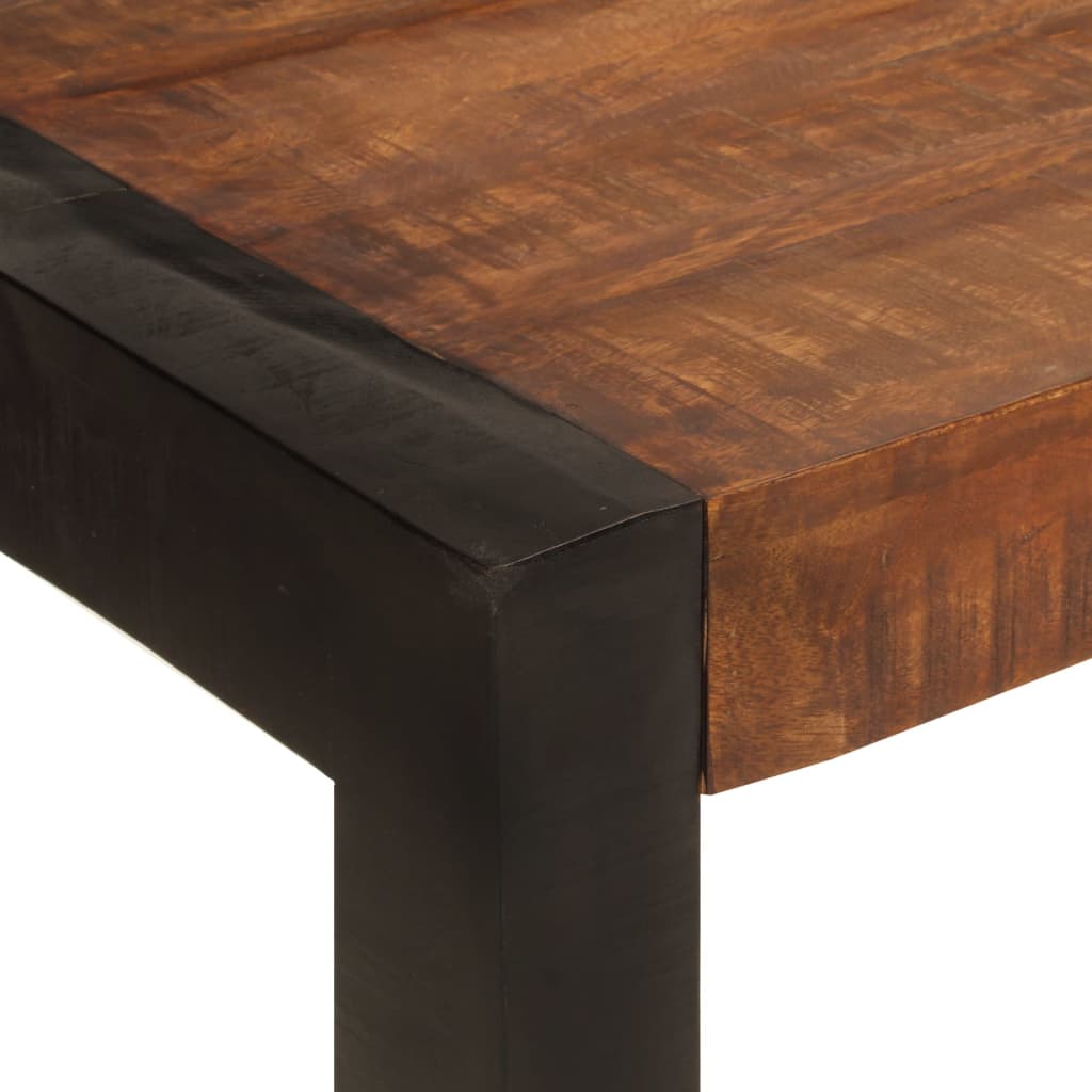 vidaXL Dining Table Honey Brown 120x60x76 cm Solid Wood Mango