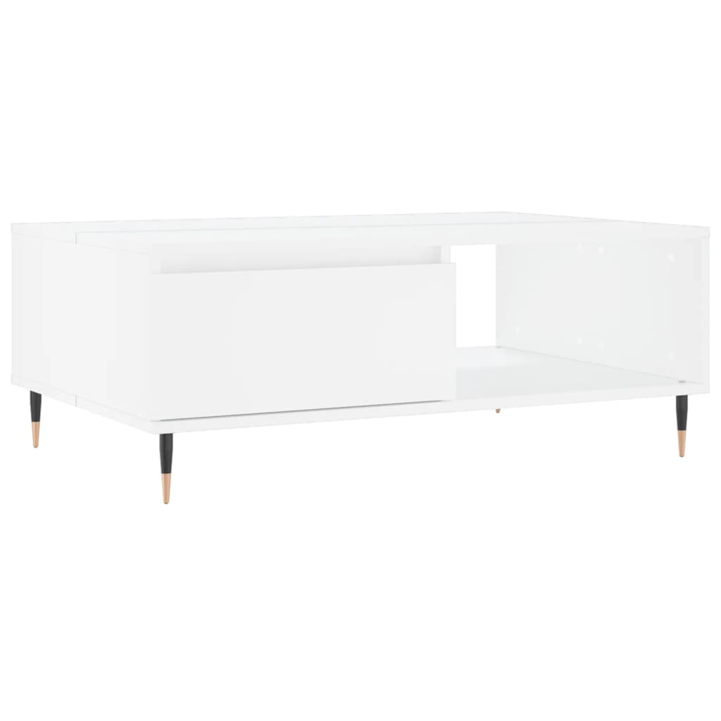 Coffee Table White 90x60x35 cm Engineered Wood