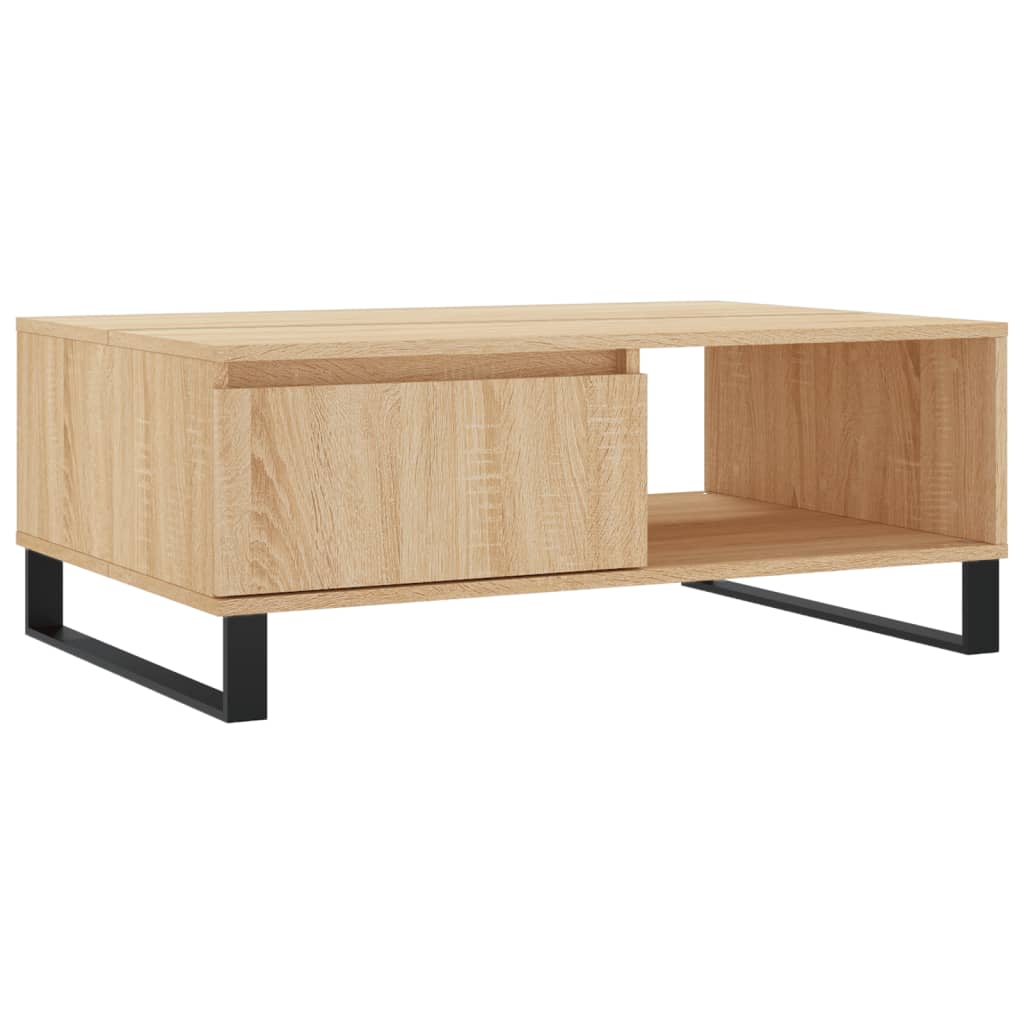 Coffee Table Sonoma Oak 90x60x35 cm Engineered Wood