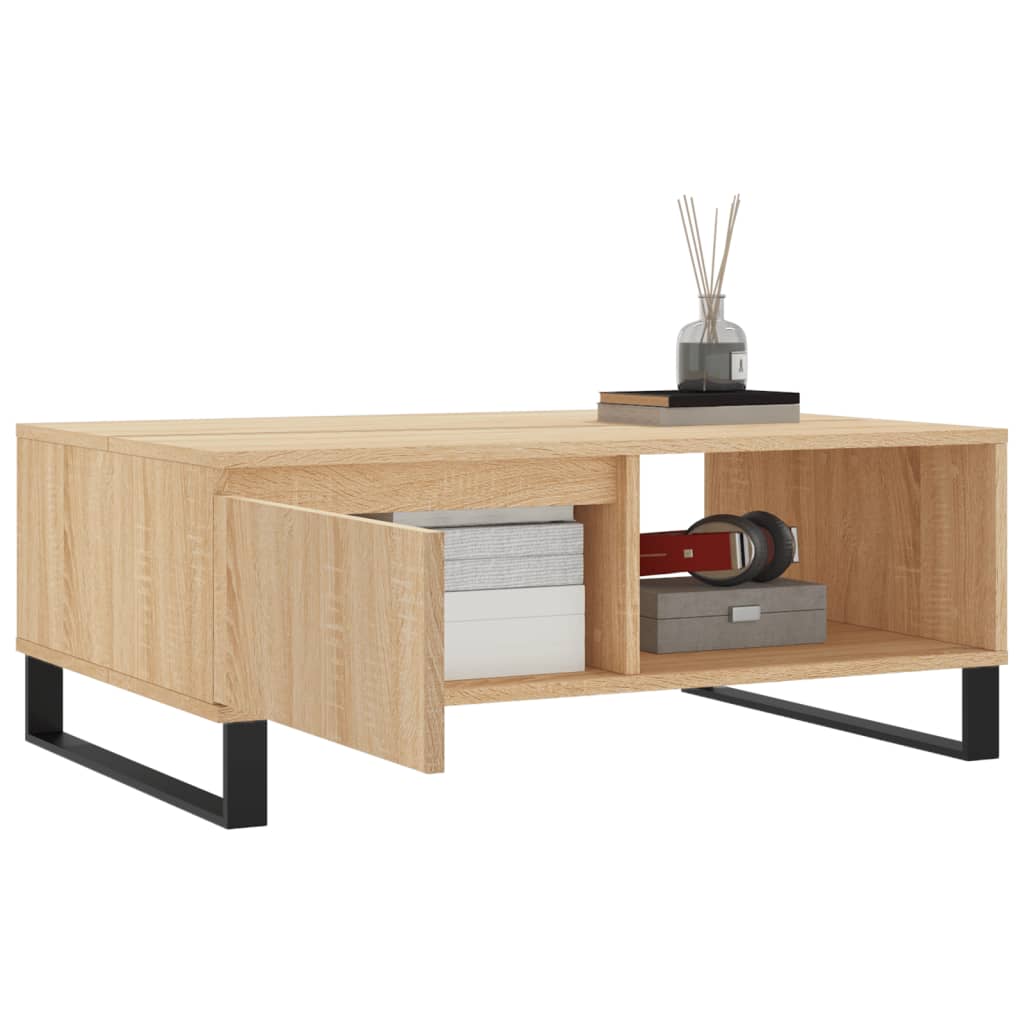 Coffee Table Sonoma Oak 90x60x35 cm Engineered Wood