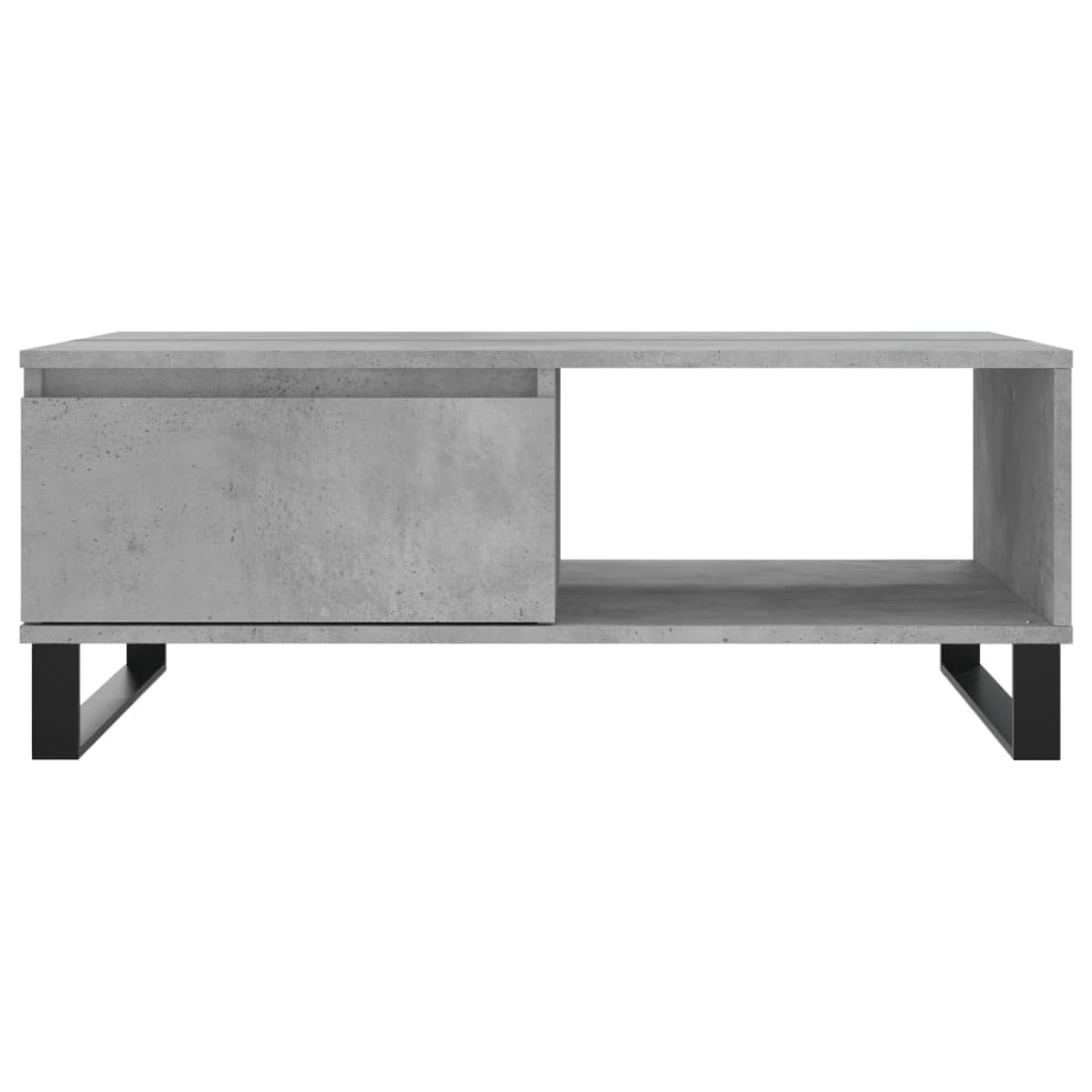 Coffee Table Concrete Grey 90x60x35 cm Engineered Wood