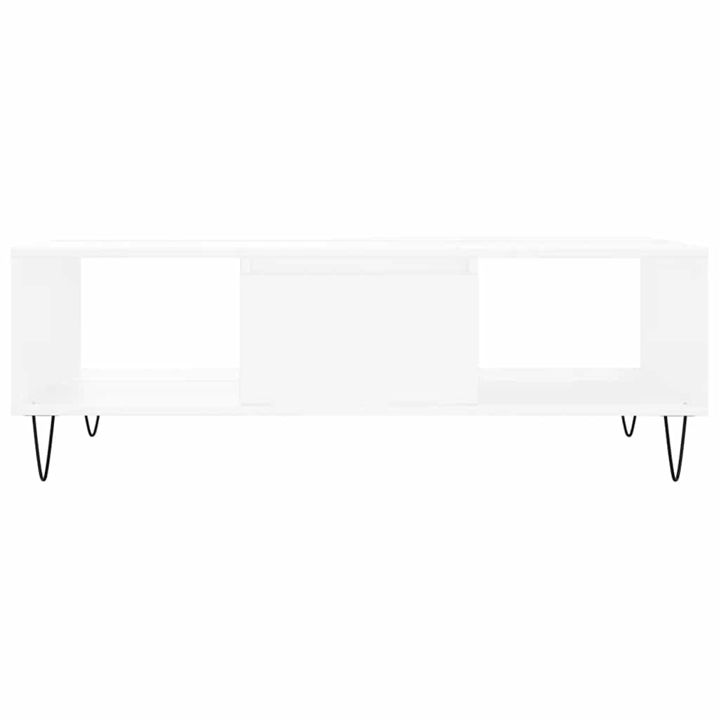 Coffee Table White 104x60x35 cm Engineered Wood