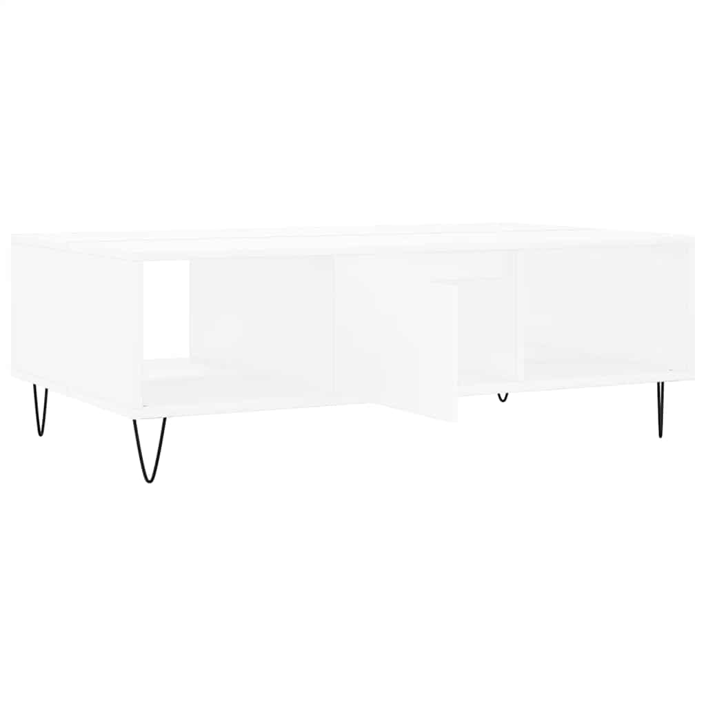 Coffee Table White 104x60x35 cm Engineered Wood