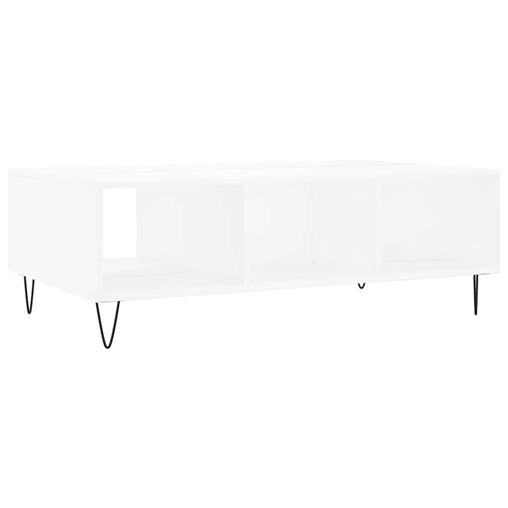 Coffee Table White 104x60x35 cm Engineered Wood