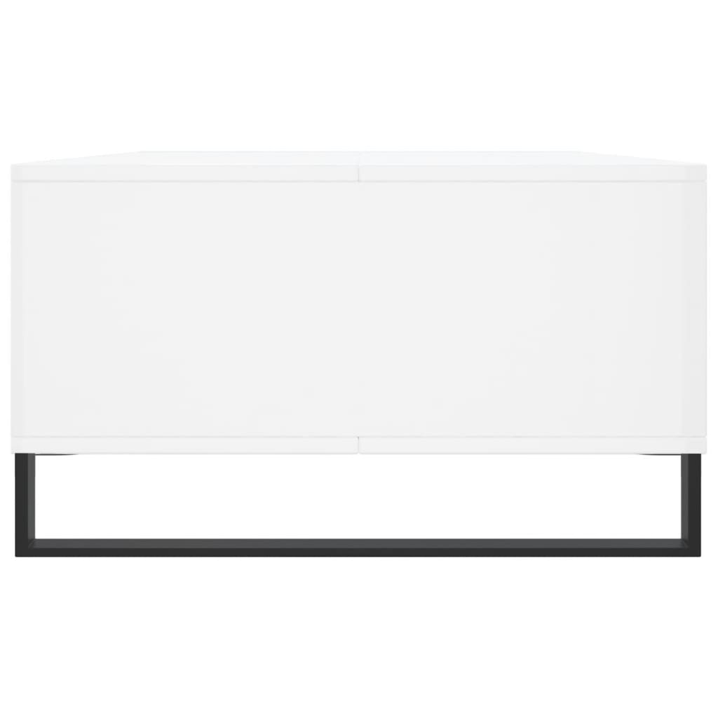 vidaXL Coffee Table High Gloss White 104x60x35 cm Engineered Wood