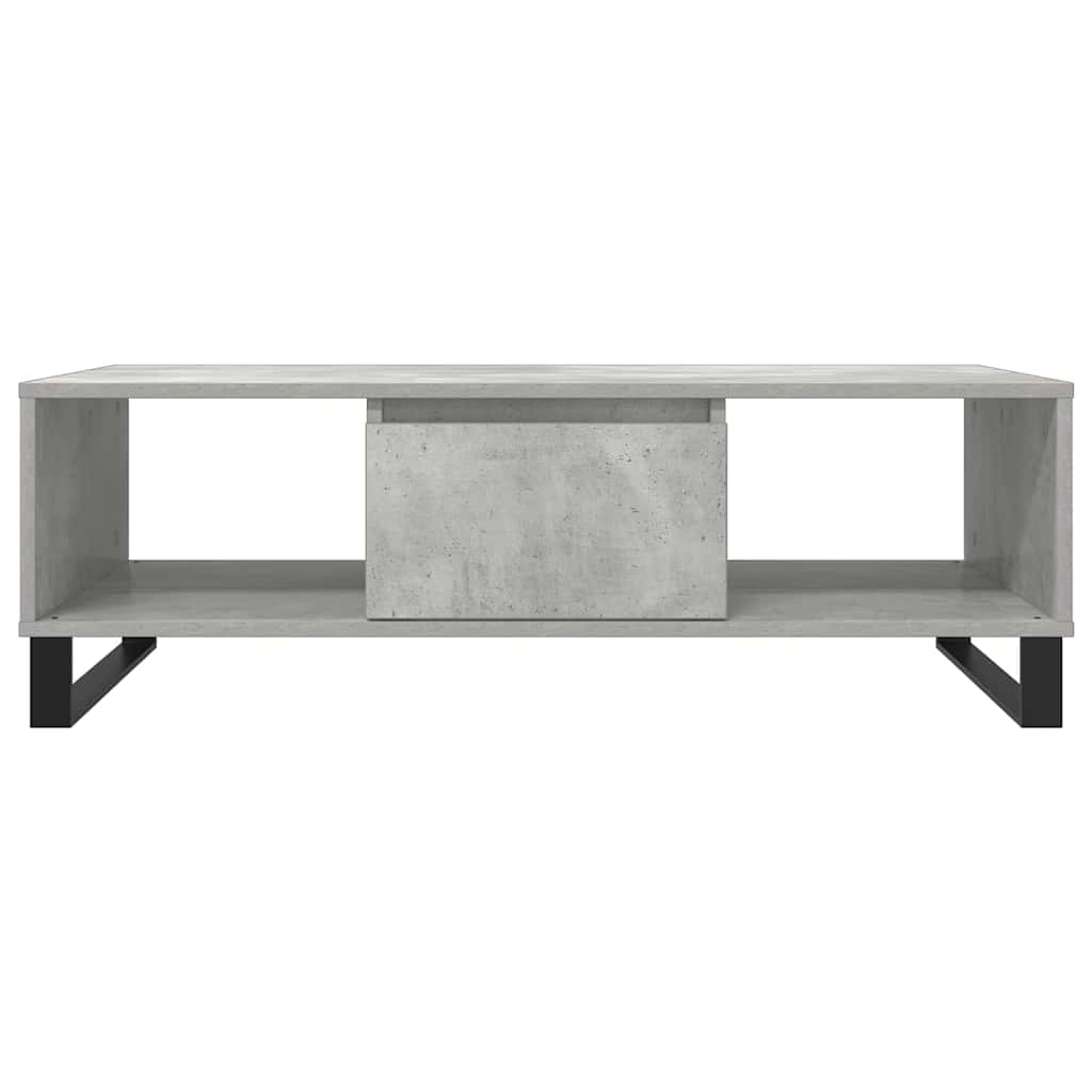 Coffee Table Concrete Grey 104x60x35 cm Engineered Wood