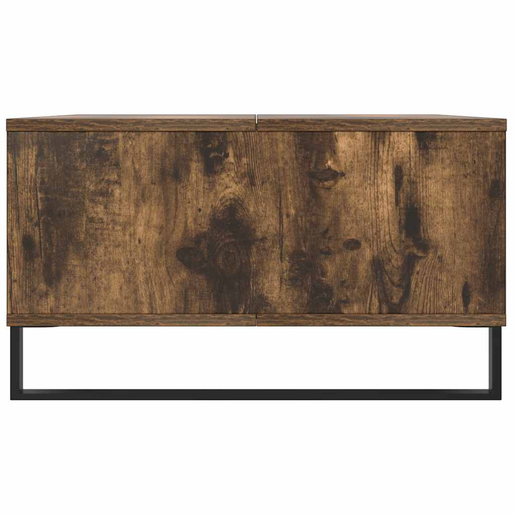 vidaXL Coffee Table Smoked Oak 104x60x35 cm Engineered Wood