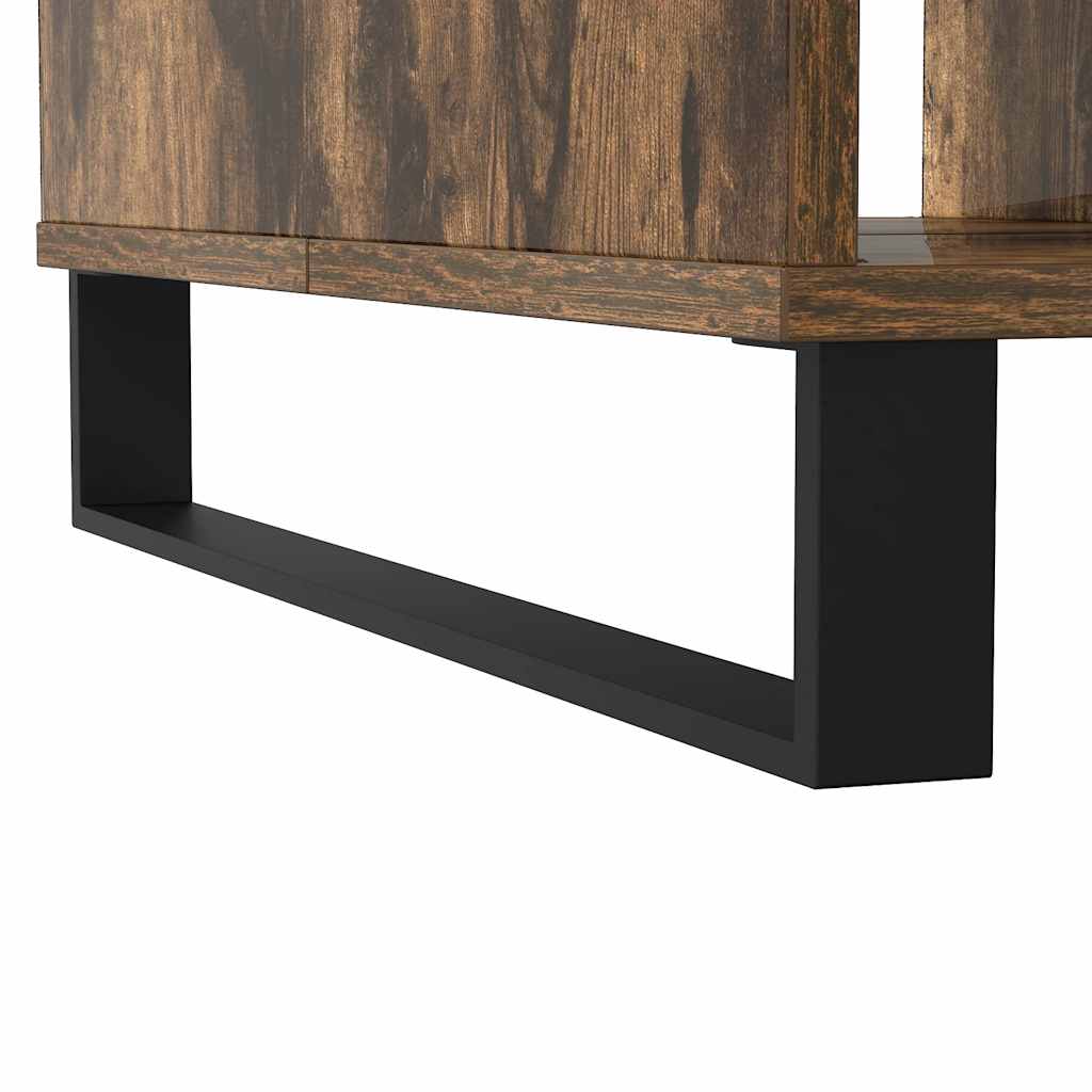 vidaXL Coffee Table Smoked Oak 104x60x35 cm Engineered Wood