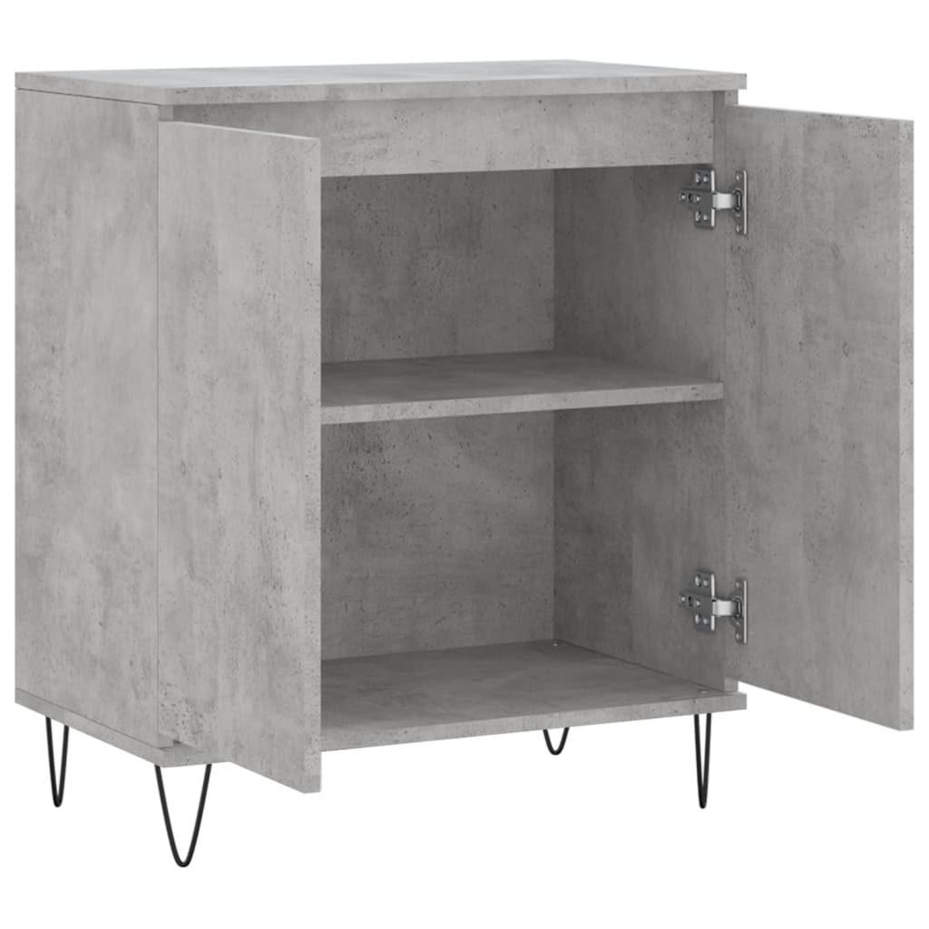 Sideboard Concrete Grey 60x35x70 cm Engineered Wood