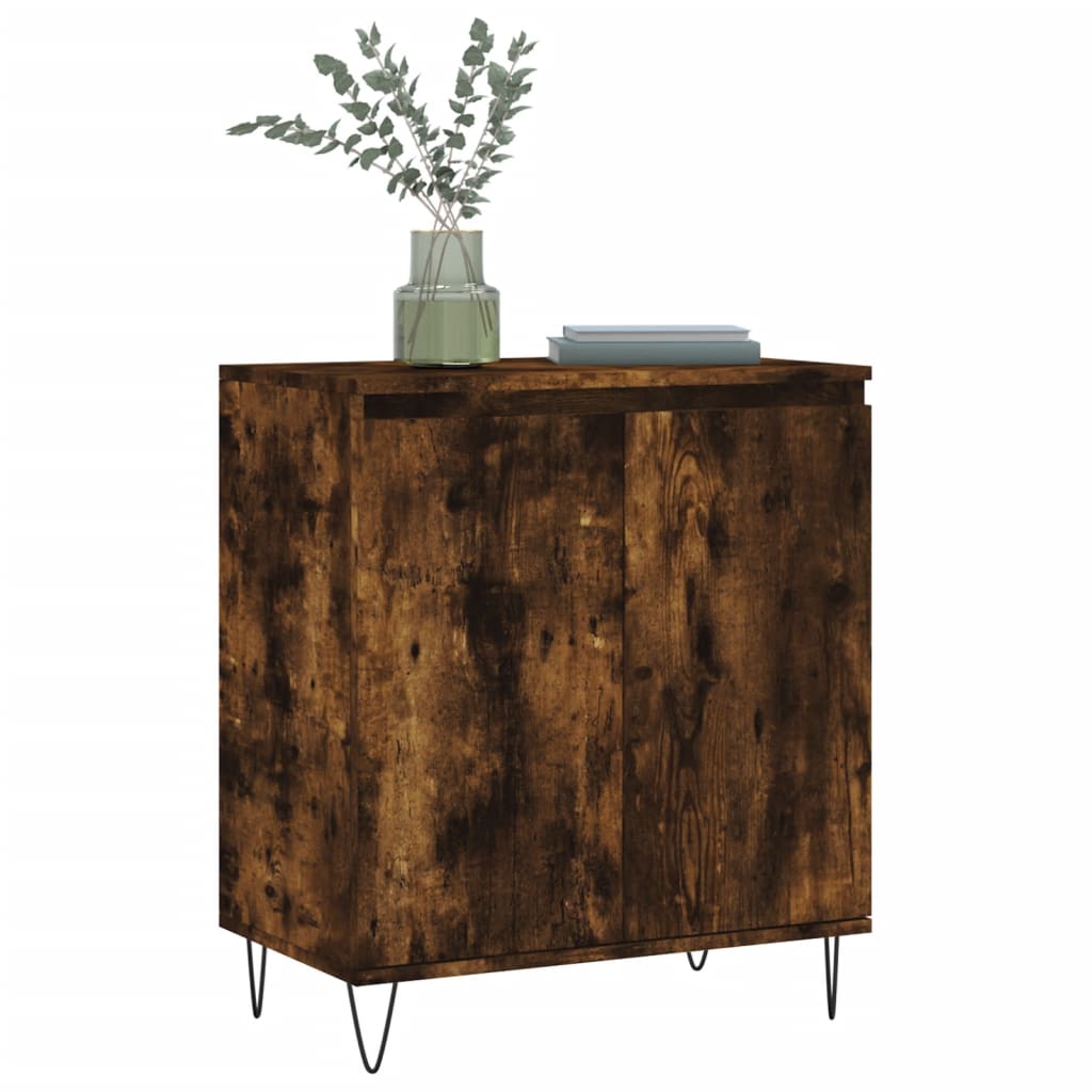 Sideboard Smoked Oak 60x35x70 cm Engineered Wood